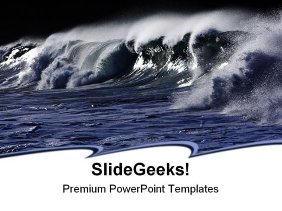 Wild Wave Beach PowerPoint Themes And PowerPoint Slides 0511