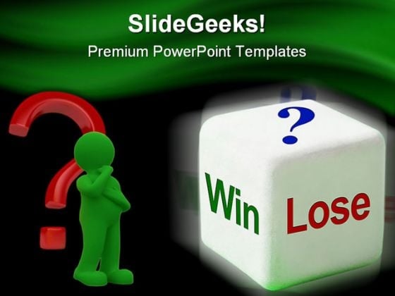 Win Or Lose Business PowerPoint Template 0910 Win Or Lose Business PowerPoint Template 0910