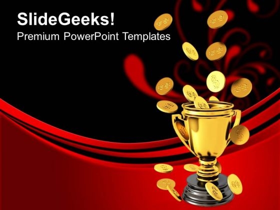 Win Trophies Earn Coins PowerPoint Templates And PowerPoint Themes 0912 Win Trophies Earn Coins PowerPoint Templates And PowerPoint Themes 0912