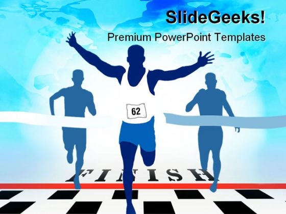 Winner Sports PowerPoint Templates And PowerPoint Backgrounds 0511
