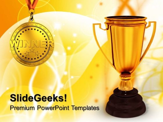 Winner Trophy Success PowerPoint Templates And PowerPoint Themes 0712 Winner Trophy Success PowerPoint Templates And PowerPoint Themes 0712