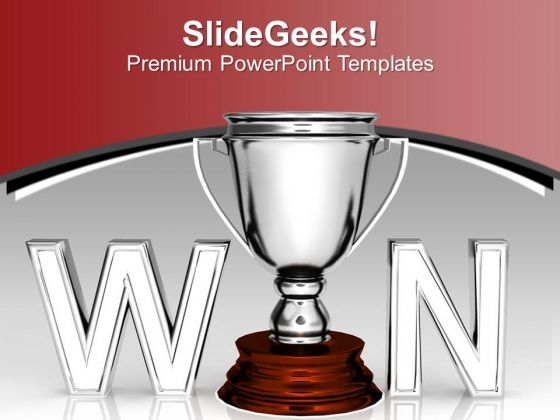 Winners Trophy Concept Of Competition PowerPoint Templates Ppt Backgrounds For Slides 0313 Winners Trophy Concept Of Competition PowerPoint Templates Ppt Backgrounds For Slides 0313
