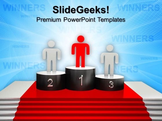 Winning First Place Competition PowerPoint Templates And PowerPoint Themes 0812