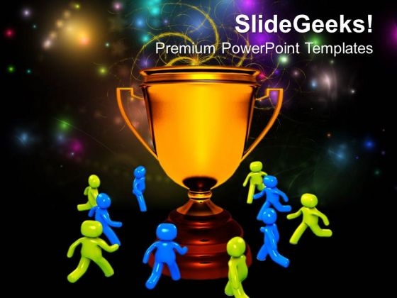Winning Team Celebrating Success PowerPoint Templates And PowerPoint Themes 0812