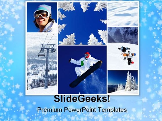 winter collage holidays powerpoint templates and powerpoint