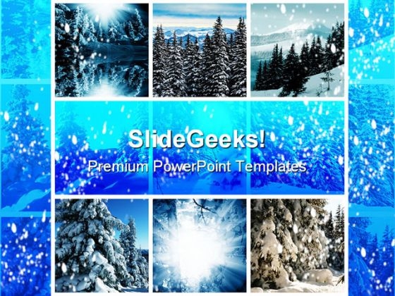 Winter Collage Holidays PowerPoint Templates And PowerPoint Backgrounds 0811