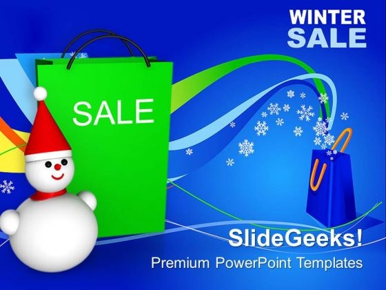 Winter Sale Christmas PowerPoint Templates Ppt Backgrounds For Slides 1212 Winter Sale Christmas PowerPoint Templates Ppt Backgrounds For Slides 1212