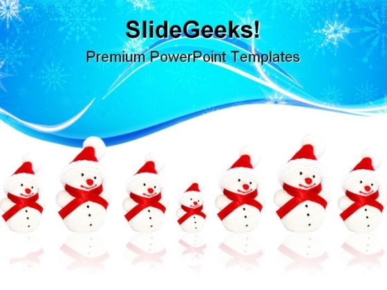 Winter Snowmen Festival PowerPoint Themes And PowerPoint Slides 0911 Winter Snowmen Festival PowerPoint Themes And PowerPoint Slides 0911