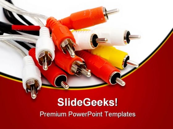 Wires Connection Industrial PowerPoint Themes And PowerPoint Slides 0311