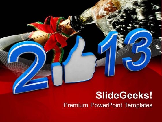 Wish Happy New Year 2013 PowerPoint Templates Ppt Backgrounds For Slides 0413 Wish Happy New Year 2013 PowerPoint Templates Ppt Backgrounds For Slides 0413
