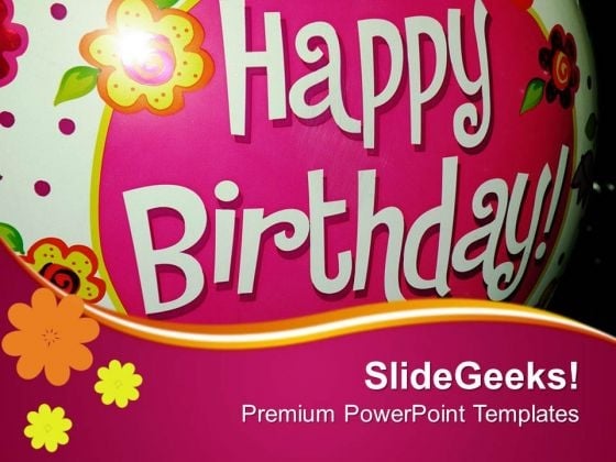 Wishes Of Birthday PowerPoint Templates Ppt Backgrounds For Slides 0413