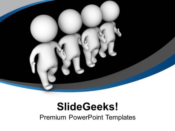 Work In A Team For Successful Business PowerPoint Templates Ppt Backgrounds For Slides 0613