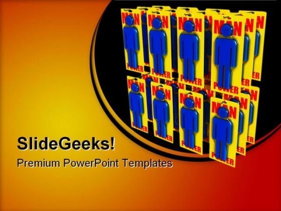Worker Power Concept People PowerPoint Themes And PowerPoint Slides 0811 Worker Power Concept People PowerPoint Themes And PowerPoint Slides 0811