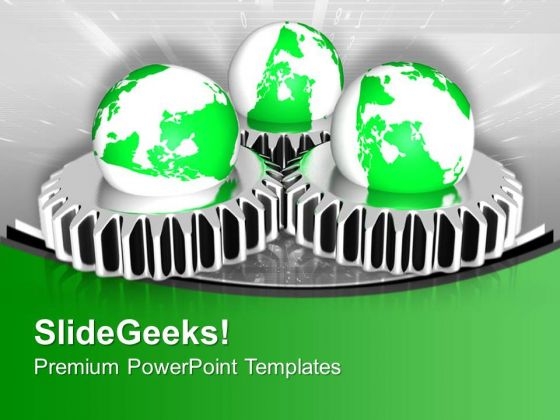 World Gear Mechanism Industrial PowerPoint Templates Ppt Backgrounds For Slides 0313 World Gear Mechanism Industrial PowerPoint Templates Ppt Backgrounds For Slides 0313