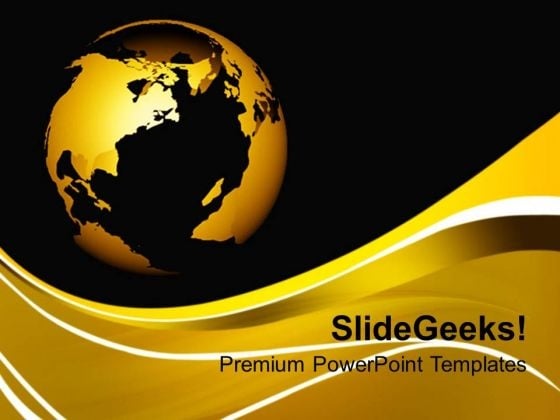 World Globe On Brown Background PowerPoint Templates Ppt Backgrounds For Slides 0213 World Globe On Brown Background PowerPoint Templates Ppt Backgrounds For Slides 0213