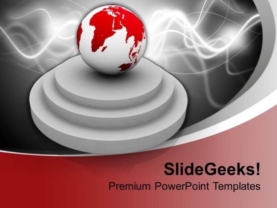 World Globes On A Pedestals Earth PowerPoint Templates And PowerPoint Themes 1112 World Globes On A Pedestals Earth PowerPoint Templates And PowerPoint Themes 1112