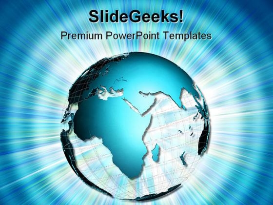 World In Rays Global PowerPoint Themes And PowerPoint Slides 0711