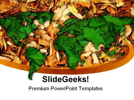 World Map Nature PowerPoint Themes And PowerPoint Slides 0411 World Map Nature PowerPoint Themes And PowerPoint Slides 0411