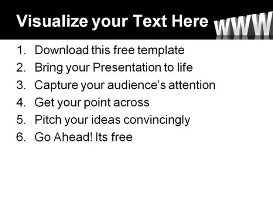 World Wide Web Communication PowerPoint Template professional downloadable