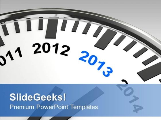 Year 2013 On Wall Clock New Year Celebration PowerPoint Templates Ppt Backgrounds For Slides 0113 Year 2013 On Wall Clock New Year Celebration PowerPoint Templates Ppt Backgrounds For Slides 0113