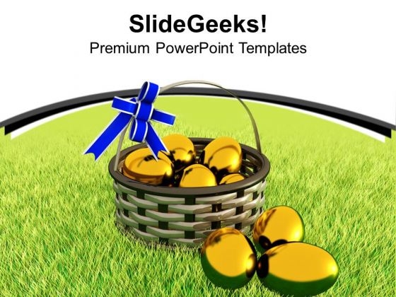 Yellow Easter Eggs For Surprises PowerPoint Templates Ppt Backgrounds For Slides 0813 Yellow Easter Eggs For Surprises PowerPoint Templates Ppt Backgrounds For Slides 0813