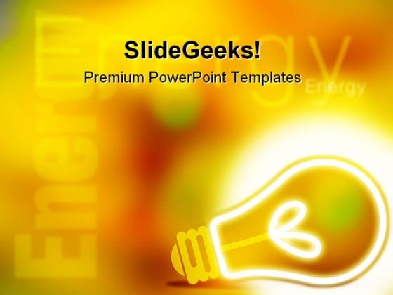 Yellow Energy Abstract PowerPoint Template 1010 Yellow Energy Abstract PowerPoint Template 1010