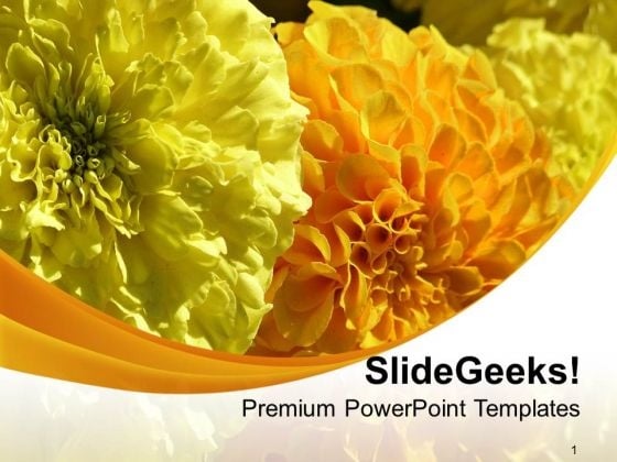 Yellow Flower Background With Unique Design PowerPoint Templates Ppt Backgrounds For Slides 0713 Yellow Flower Background With Unique Design PowerPoint Templates Ppt Backgrounds For Slides 0713