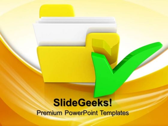 Yellow Folder Computer PowerPoint Templates And PowerPoint Themes 0812 Yellow Folder Computer PowerPoint Templates And PowerPoint Themes 0812