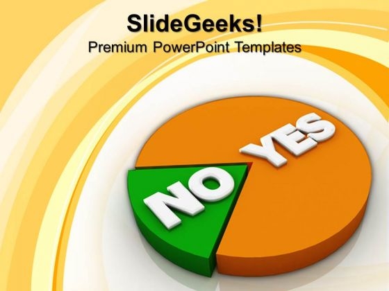 Yes And No Pie Chart Success PowerPoint Templates And PowerPoint Themes 1012 Yes And No Pie Chart Success PowerPoint Templates And PowerPoint Themes 1012