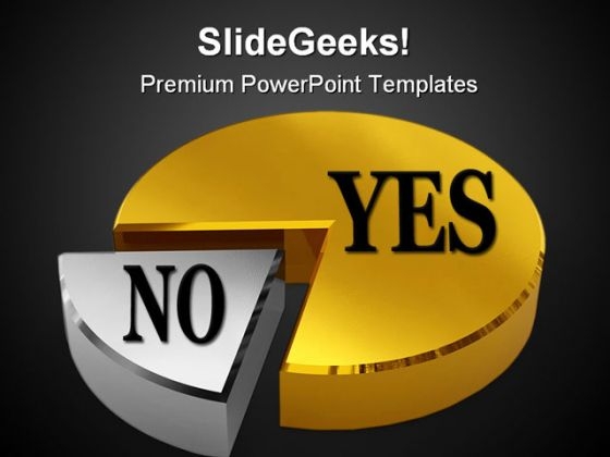 Yes No Business PowerPoint Background And Template 1210 Yes No Business PowerPoint Background And Template 1210