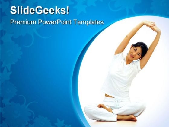 Yoga Exercise Health PowerPoint Themes And PowerPoint Slides 0811 Yoga Exercise Health PowerPoint Themes And PowerPoint Slides 0811
