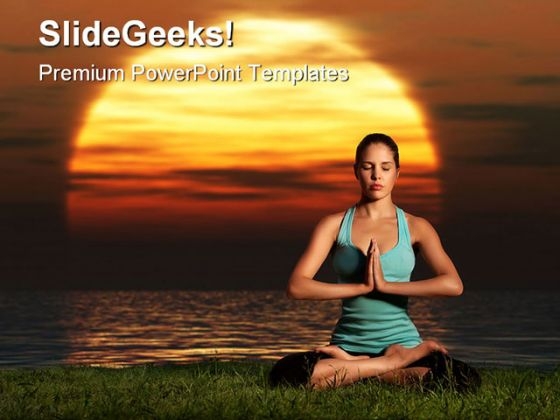 Yoga Sunrise Health PowerPoint Themes And PowerPoint Slides 0411 Yoga Sunrise Health PowerPoint Themes And PowerPoint Slides 0411
