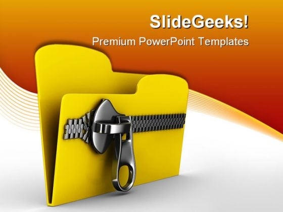 Zip Folder Computer PowerPoint Backgrounds And Templates 0111 Zip Folder Computer PowerPoint Backgrounds And Templates 0111