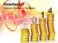 2014 New Year Financial Targets PowerPoint Template 1113 2014 New Year Financial Targets PowerPoint Template 1113