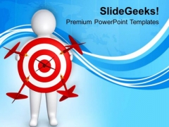 3d Character Holding A Red Target PowerPoint Templates Ppt Backgrounds For Slides 0713 3d Character Holding A Red Target PowerPoint Templates Ppt Backgrounds For Slides 0713