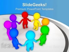 3d Colorful Team In A Circle PowerPoint Templates Ppt Backgrounds For Slides 0613 3d Colorful Team In A Circle PowerPoint Templates Ppt Backgrounds For Slides 0613