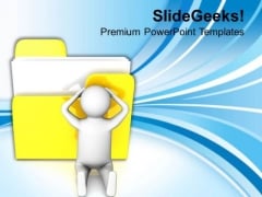 3d Confused Man Icon PowerPoint Templates Ppt Backgrounds For Slides 0813 3d Confused Man Icon PowerPoint Templates Ppt Backgrounds For Slides 0813