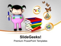 3d Girl Graphic With Books Education Theme PowerPoint Templates Ppt Backgrounds For Slides 0413 3d Girl Graphic With Books Education Theme PowerPoint Templates Ppt Backgrounds For Slides 0413