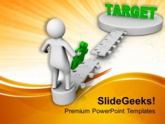 3d Illustration Of A Man On The Way To Target PowerPoint Templates Ppt Backgrounds For Slides 0713 3d Illustration Of A Man On The Way To Target PowerPoint Templates Ppt Backgrounds For Slides 0713