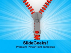 3d Image Of A Zip PowerPoint Templates Ppt Backgrounds For Slides 0813 3d Image Of A Zip PowerPoint Templates Ppt Backgrounds For Slides 0813