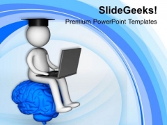 3d Image Of Man On Brain PowerPoint Templates Ppt Backgrounds For Slides 0813 3d Image Of Man On Brain PowerPoint Templates Ppt Backgrounds For Slides 0813