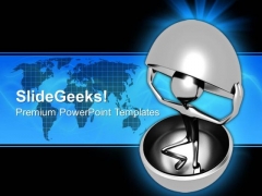 3d Man Coming Out From Shell PowerPoint Templates And PowerPoint Themes 0812 3d Man Coming Out From Shell PowerPoint Templates And PowerPoint Themes 0812