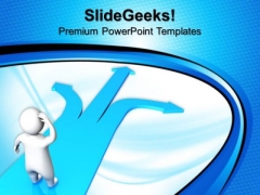 3d Man Confusion And Arrow Business PowerPoint Templates And PowerPoint Themes 0812 3d Man Confusion And Arrow Business PowerPoint Templates And PowerPoint Themes 0812
