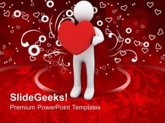 3d Man With Heart Wedding PowerPoint Templates Ppt Backgrounds For Slides 0213 3d Man With Heart Wedding PowerPoint Templates Ppt Backgrounds For Slides 0213