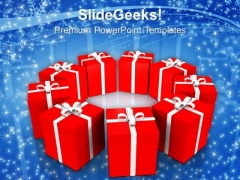 3d Packed Gifts In Circle Festival PowerPoint Templates Ppt Backgrounds For Slides 1112 3d Packed Gifts In Circle Festival PowerPoint Templates Ppt Backgrounds For Slides 1112