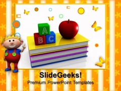 Abc Blocks And Apple Education PowerPoint Templates And PowerPoint Themes 0912 Abc Blocks And Apple Education PowerPoint Templates And PowerPoint Themes 0912