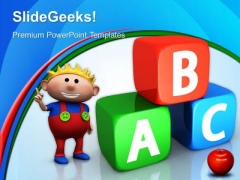Abc Cubes Education PowerPoint Templates And PowerPoint Themes 0512 Abc Cubes Education PowerPoint Templates And PowerPoint Themes 0512