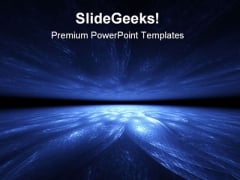 Abstract Water And Sky Globe PowerPoint Themes And PowerPoint Slides 0411