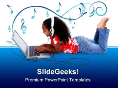Adorable Girl On Laptop Computer PowerPoint Templates And PowerPoint Backgrounds 0311 Adorable Girl On Laptop Computer PowerPoint Templates And PowerPoint Backgrounds 0311