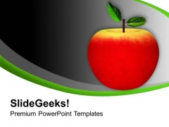 Apple The King Of Fruit Good For Health PowerPoint Templates Ppt Backgrounds For Slides 0713 Apple The King Of Fruit Good For Health PowerPoint Templates Ppt Backgrounds For Slides 0713